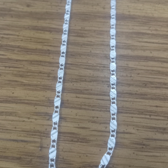 Sterling silver clavicle chain (22", 24") - Picture 3 of 4